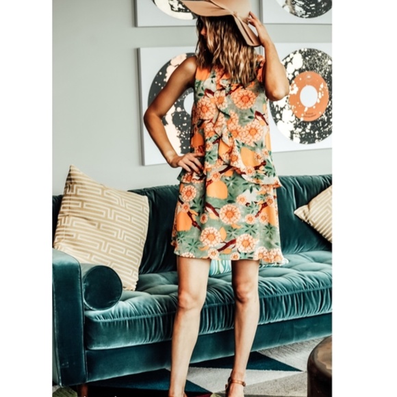 “The Izzy" Retro Print Dress - Picture 2 of 7